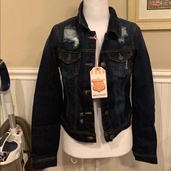 Wax Jean Jackets & Blazers - NWT Wax Jean Jacket
